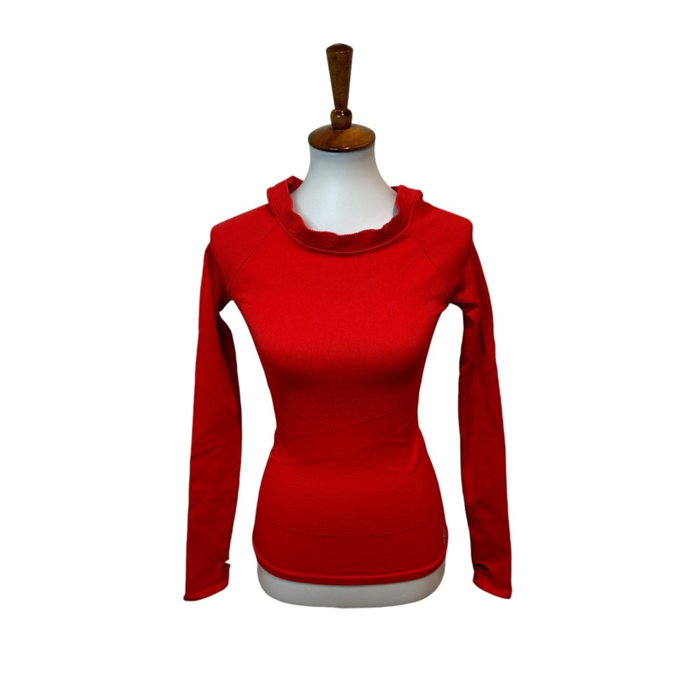 FP Movement by Free People Seamless Long Sleeve Red